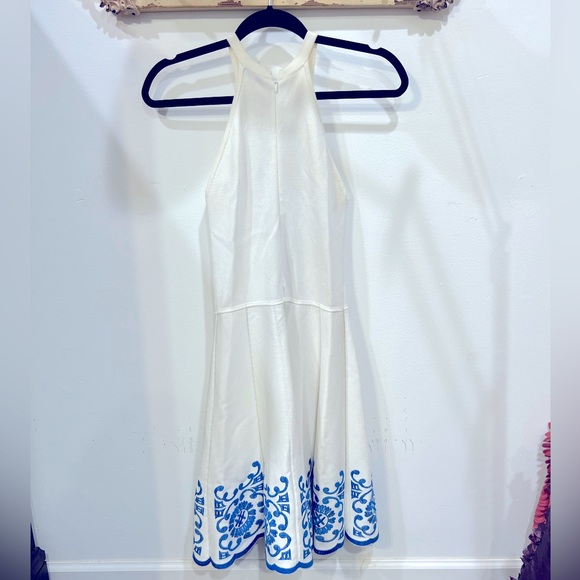 Parker white and blue summer dress. Size xs - Picture 2 of 3